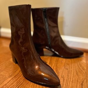 Brown Vagabond heeled boot size 8.5